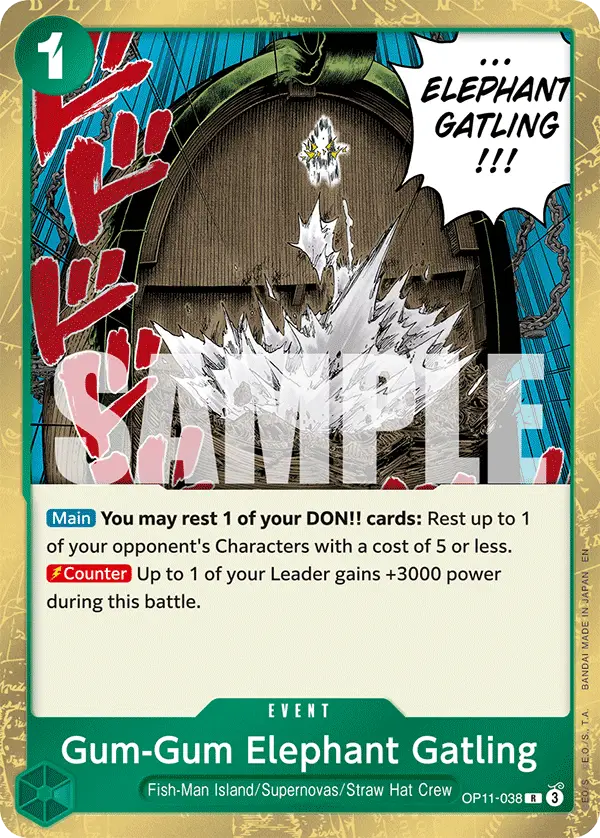 Gum-Gum Elephant Gatling
